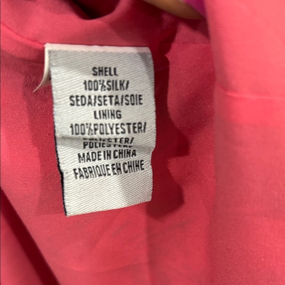 Tibi Pink Multi Abstract Brushstroke Mini Dress - Picture 3 of 4